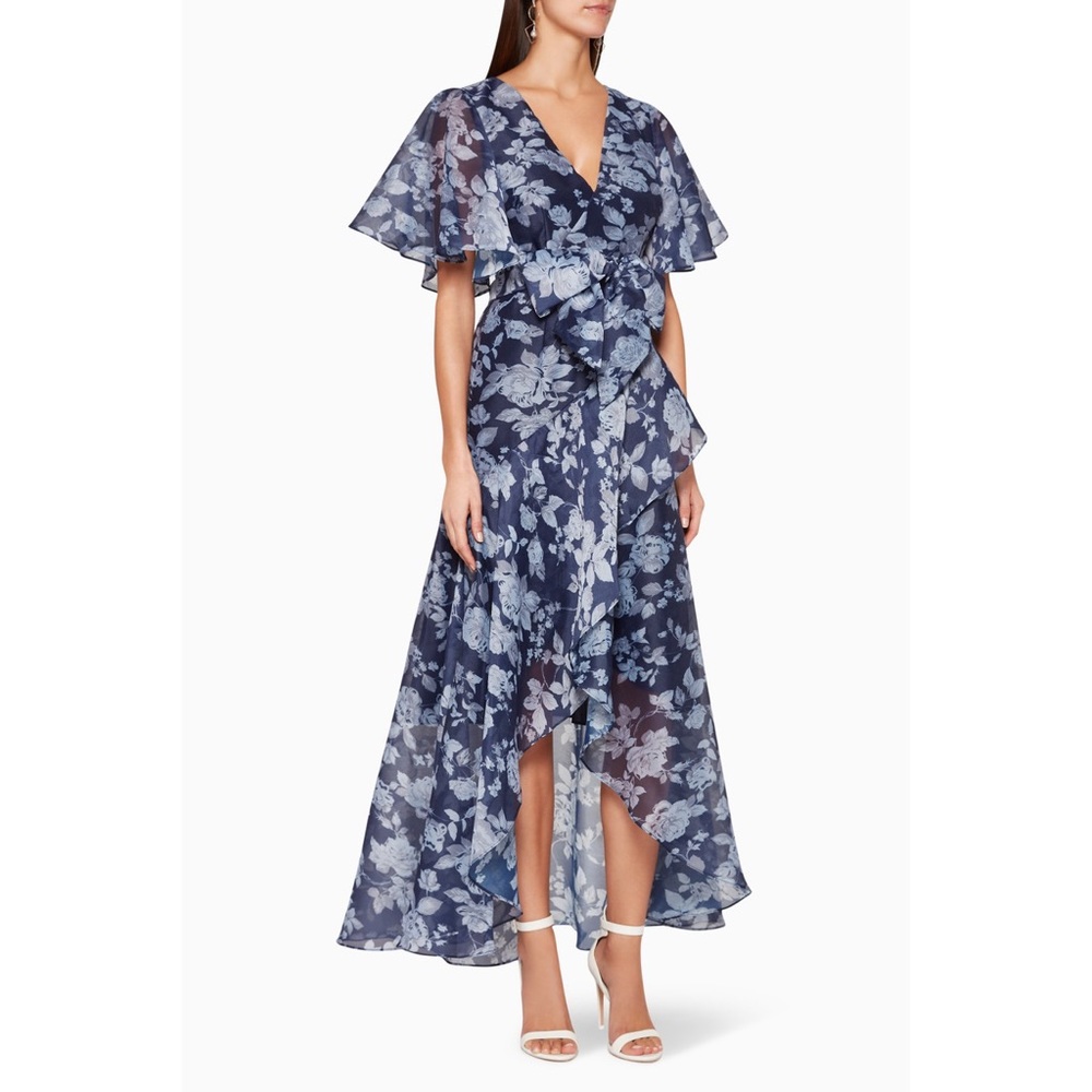 FLORAL CHIFFON DRESS